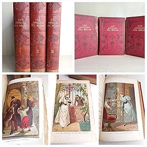 Imagen del vendedor de Los ngeles del hogar. Luis de Val. Antonio Virgili Editor. Ilustrado con Litografas de Eusebio Planas. a la venta por Bibliomania