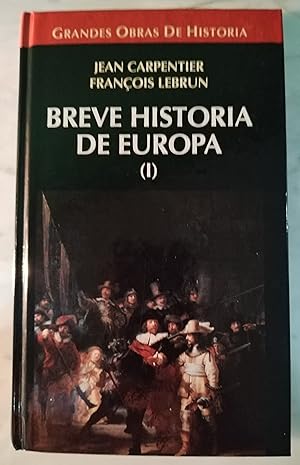 Seller image for Breve historia de Europa I for sale by Libros Nakens