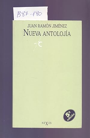 Immagine del venditore per NUEVA ANTOLOGIA venduto da Libreria 7 Soles
