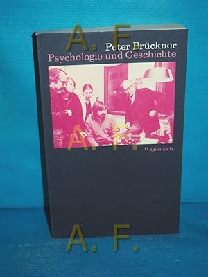 Bild des Verkufers fr Psychologie und Geschichte : Vorlesungen im "Club Voltaire" 1980 / 81 [Hrsg. von Axel-R. Oestmann] zum Verkauf von Antiquarische Fundgrube e.U.