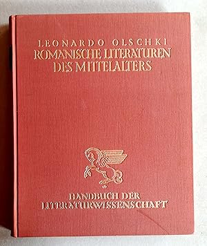 Bild des Verkufers fr Die romanischen Literaturen des Mittelalters. (Handbuch der Literaturwissenschaft. Herausgegeben von Oskar Walzel). zum Verkauf von Versandantiquariat Ruland & Raetzer