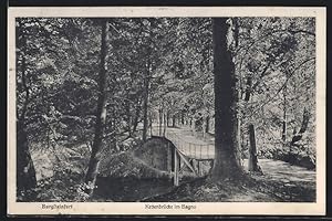 Bild des Verkufers fr Ansichtskarte Burgsteinfurt, Kettenbrcke im Bagno zum Verkauf von Bartko-Reher
