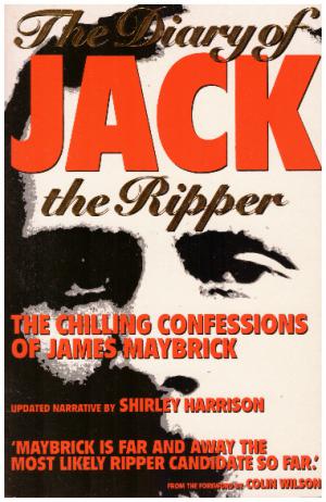 Bild des Verkufers fr THE DIARY OF JACK THE RIPPER The Chilling Confessions of James Maybrick zum Verkauf von Loretta Lay Books