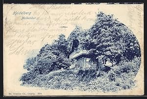 Bild des Verkufers fr Ansichtskarte Heidelberg, Blick zum Gasthaus Molkenkur zum Verkauf von Bartko-Reher