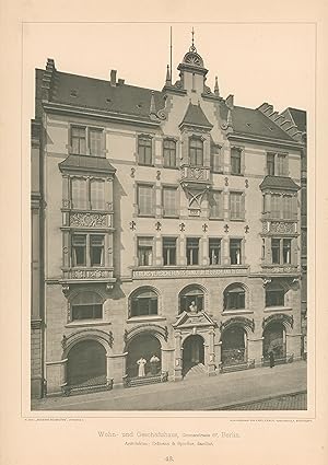 Wohn- und Geschäftshaus, Zimmerstrasse 87, Berlin. 43.