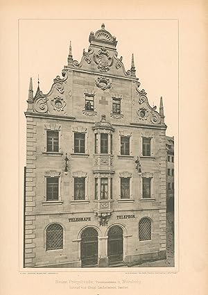 Neues Postgebäude, Theressienstrasse 11, Nürnberg. 7.