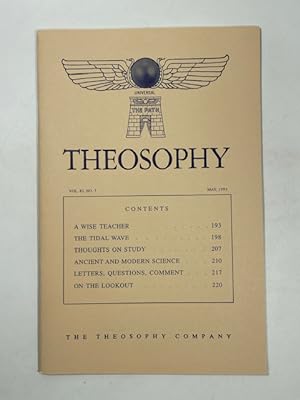 Immagine del venditore per Theosophy ~ Vol. 83, No. 7 venduto da BookEnds Bookstore & Curiosities