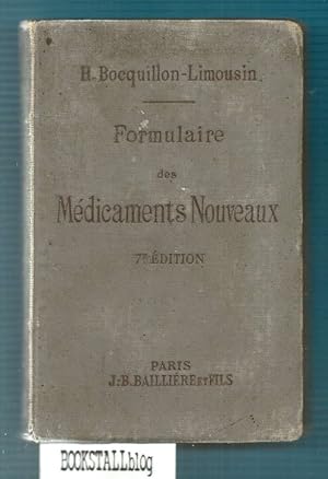 Seller image for Formulaire Des Medicaments Nouveaux for sale by BOOKSTALLblog