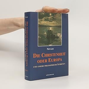 Bild des Verkufers fr Die Christenheit oder Europa zum Verkauf von Bookbot