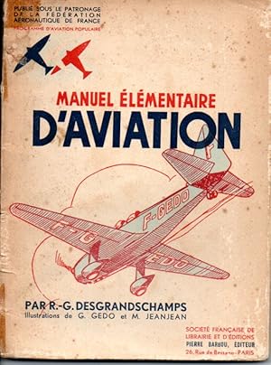 Seller image for Manuel lmentaire d'aviation for sale by L'ivre d'Histoires