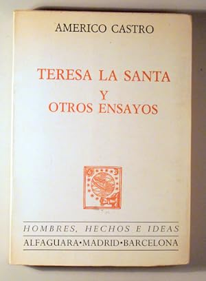 Imagen del vendedor de TERESA LA SANTA Y OTROS ENSAYOS - Madrid 1929 a la venta por Llibres del Mirall