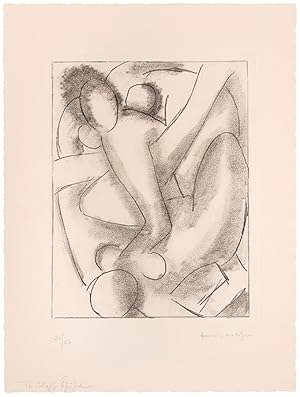 Bild des Verkufers fr Six Signed Proofs of Original Etchings by Henri Matisse Made to Serve as Illustrations for Six Episodes in James Joyce's 'Ulysses' which have their Counterparts in Homer's 'Odyssey'. zum Verkauf von Shapero Rare Books