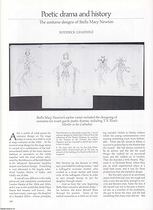 Seller image for The Costume Designs of Stella Mary Newton, Pioneer of the History of Dress. An original article from Apollo, International Magazine of the Arts, 1991. for sale by Cosmo Books