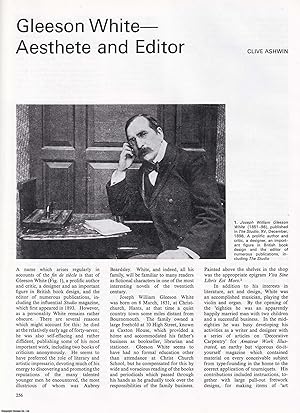 Seller image for Gleeson White: Aesthete and Editor. An original article from Apollo, International Magazine of the Arts, 1978. for sale by Cosmo Books