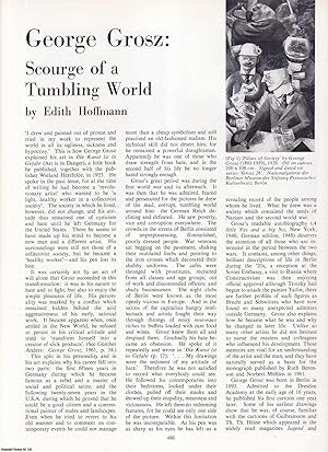 Image du vendeur pour George Grosz, Painter and Caricaturist of Berlin Life in the 1920's: Scourge of a Tumbling World. An original article from Apollo, International Magazine of the Arts, 1963. mis en vente par Cosmo Books