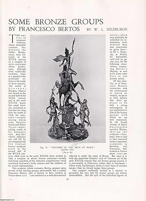 Seller image for Some Bronze Groups by Francesco Bertos. An original article from Apollo, International Magazine of the Arts, 1938. for sale by Cosmo Books