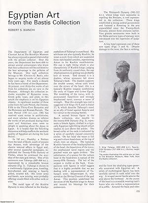 Image du vendeur pour Egyptian Art from the Bastis Collection. Together with, Chinese Art in the Indianapolis Museum of Art, and Jahangir and Shah Jahan: Some Aspects of Mughal Imperial Taste. Three original articles from Apollo, International Magazine of the Arts, 1978. mis en vente par Cosmo Books