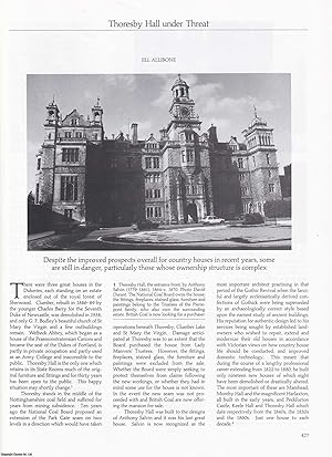 Seller image for Thoresby Hall, Nottinghamshire under Threat. An original article from Apollo, International Magazine of the Arts, 1988. for sale by Cosmo Books