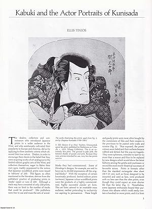 Immagine del venditore per Kabuki and the Actor Portraits of Kinisada. An original article from Apollo, International Magazine of the Arts, 1988. venduto da Cosmo Books