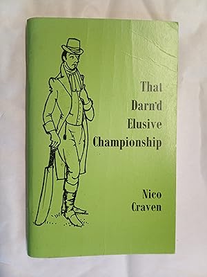 Imagen del vendedor de That Darn'd Elusive Championship SIGNED a la venta por David Kenyon