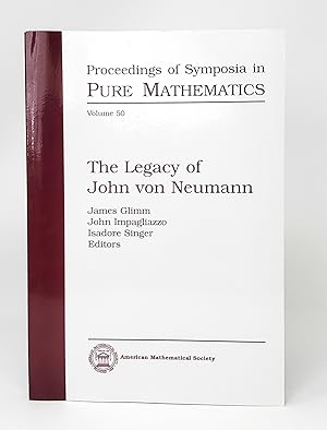 Seller image for The Legacy of John von Neumann (Proceedings of Symposia in Pure Mathematics, Volume 50) for sale by Underground Books, ABAA