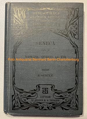 Bild des Verkufers fr L. Annaei Senecae opera quae supersunt. Vol. II: L. Annaei Senecae Naturalium qvaestionum libros VIII (Bibliotheca scriptorum Graecorum et Romanorum Teubneriana) zum Verkauf von Antiquariat Bernhard