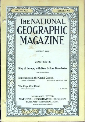 Seller image for The National Geographic Magazine August 1914 for sale by Wonder Book