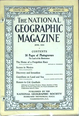 Seller image for The National Geographic Magazine June 1914 for sale by Wonder Book