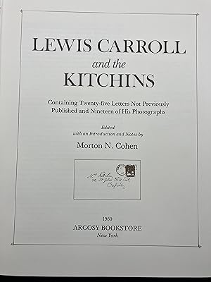 Lewis Caroll and the Kitchins