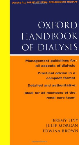 Image du vendeur pour Oxford Handbook of Dialysis mis en vente par Reliant Bookstore
