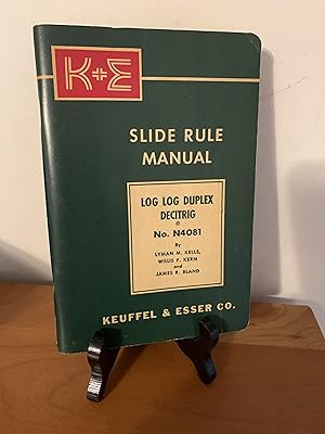 Immagine del venditore per K&E Slide Rule Manual N4081 venduto da Hopkins Books