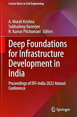 Seller image for Deep Foundations for Infrastructure Development in India for sale by moluna