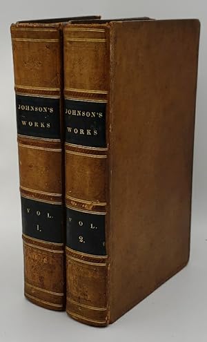 Seller image for THE WORKS OF SAMUEL JOHNSON, LL.D. WITH AN ESSAY ON HIS LIFE AND GENIUS BY ARTHUR MURPHY, ESQ. (IN TWO VOLUMES COMPLETE) for sale by GLOVER'S BOOKERY, ABAA