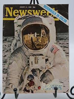 Seller image for NEWSWEEK MAGAZINE AUGUST 11, 1969 (MOONWALK IN COLOR) for sale by Sage Rare & Collectible Books, IOBA