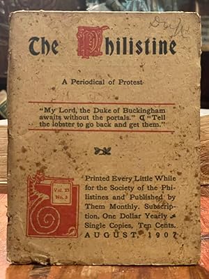 The Philistine: August, 1907; A Periodical of Protest