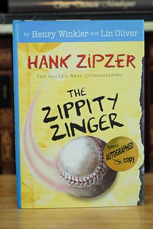 Seller image for The Zippity Zinger (Signed Hank Zipzer Book)-(Signed by Winkler) for sale by Classic First Editions-- IOBA