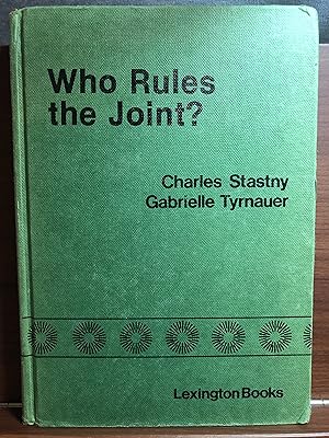 Seller image for Who Rules the Joint?: The Changing Political Culture of Maximum-Security Prisons in America for sale by Rosario Beach Rare Books