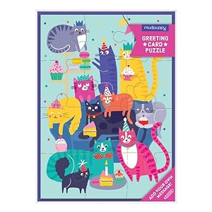 Seller image for Cat Party Greeting Card Puzzle for sale by GreatBookPrices
