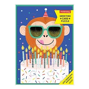 Bild des Verkufers fr Monkey Cake Greeting Card Puzzle zum Verkauf von GreatBookPrices
