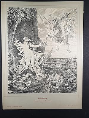 Image du vendeur pour Lichtdruck von 1884. Andromeda. mis en vente par ANTIQUARIAT Franke BRUDDENBOOKS