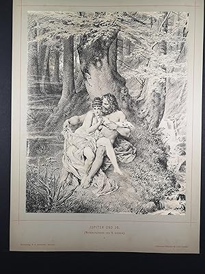 Image du vendeur pour Lichtdruck von 1884. Jupiter und Jo. mis en vente par ANTIQUARIAT Franke BRUDDENBOOKS