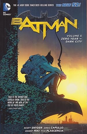 Bild des Verkufers fr Zero Year - Dark City, Volume 5 (Batman) zum Verkauf von Adventures Underground