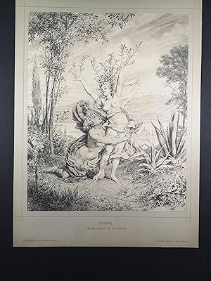 Image du vendeur pour Lichtdruck von 1884. Daphne. mis en vente par ANTIQUARIAT Franke BRUDDENBOOKS