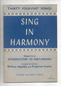 Imagen del vendedor de Sing in Harmony a la venta por Book Haven