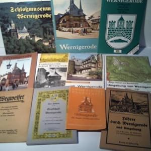 Seller image for 9 verschiedene Bcher, 1 Broschur und 1 Karte for sale by Celler Versandantiquariat