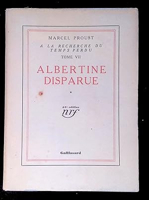 Seller image for A la recherche du temps perdu Tome VII Albertine disparue * for sale by LibrairieLaLettre2