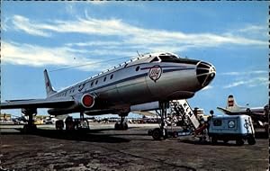 Ansichtskarte / Postkarte Amsterdam Nordholland Niederlande, Flughafen, Tilly, Passagierflugzeug