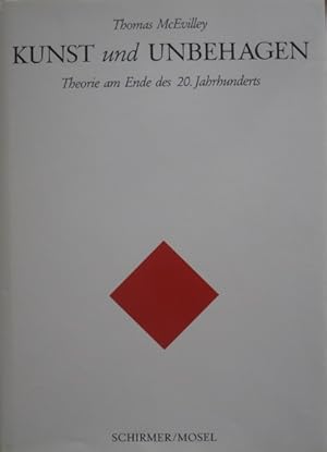 Immagine del venditore per Kunst und Unbehagen. Theorie am Ende des 20. Jahrhunderts. venduto da Antiquariat Bernd Preler