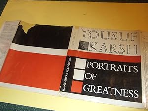 Portraits of Greatness -by Yousuf Karsh -a Signed Copy ( Albert Einstein, Walt Disney, Christian ...