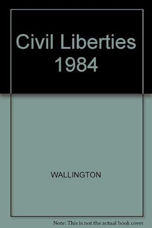 Imagen del vendedor de Civil Liberties 1984 a la venta por WeBuyBooks